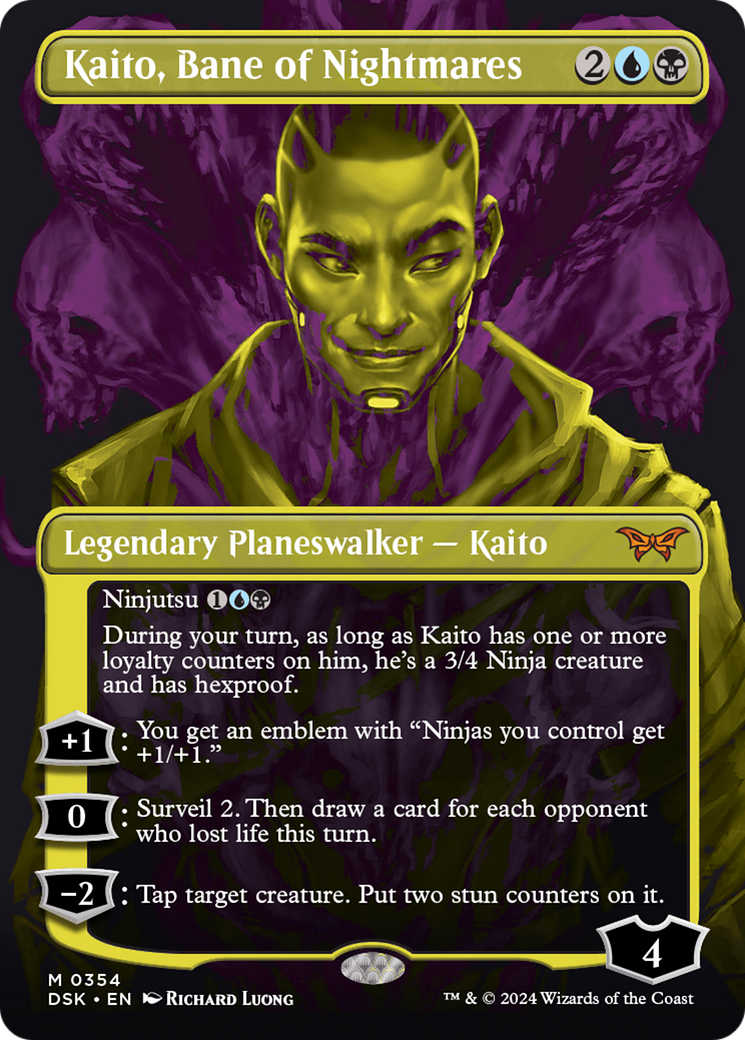 Kaito, Bane of Nightmares - Borderless - Full Art [DSK-354]
