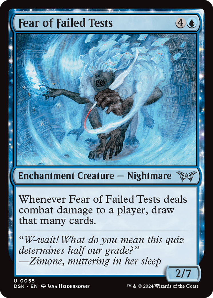Fear of Failed Tests [DSK-55]