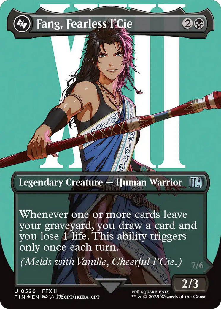 Fang, Fearless l'Cie - Borderless - Surge Foil - Full Art [FIN-526]
