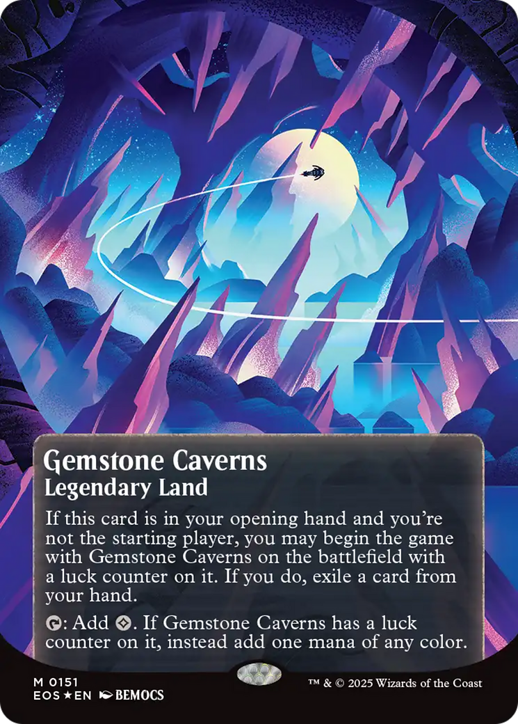 Gemstone Caverns - Borderless - Galaxy Foil - Full Art [EOS-151]