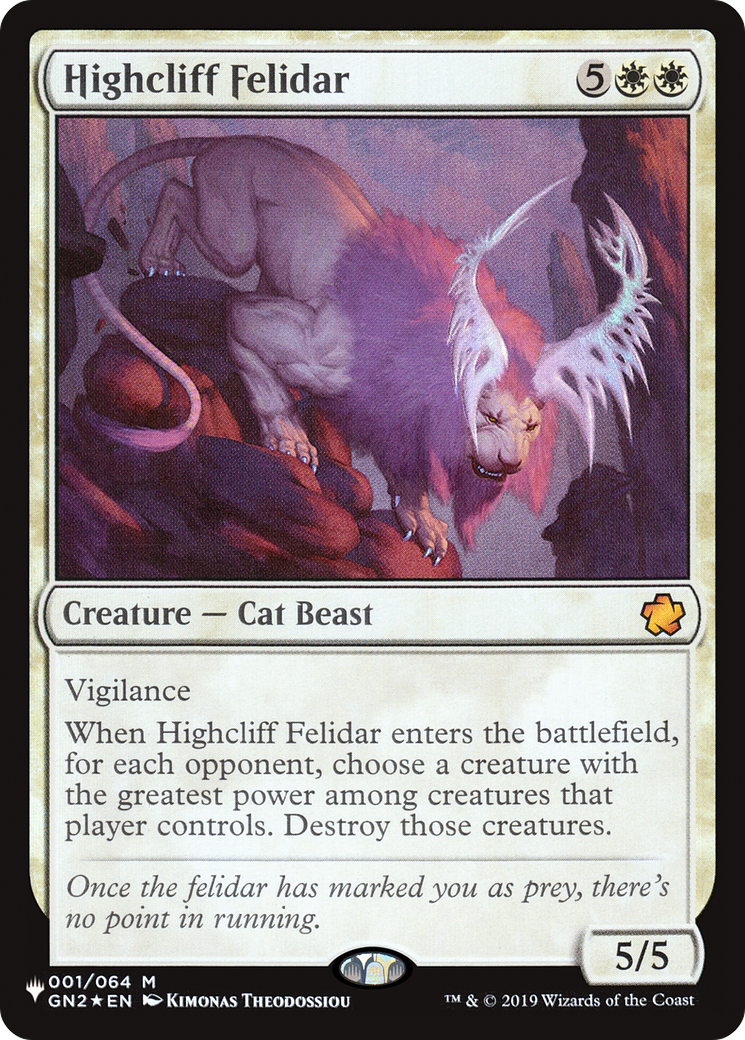 Highcliff Felidar [PLST-GN2-1]