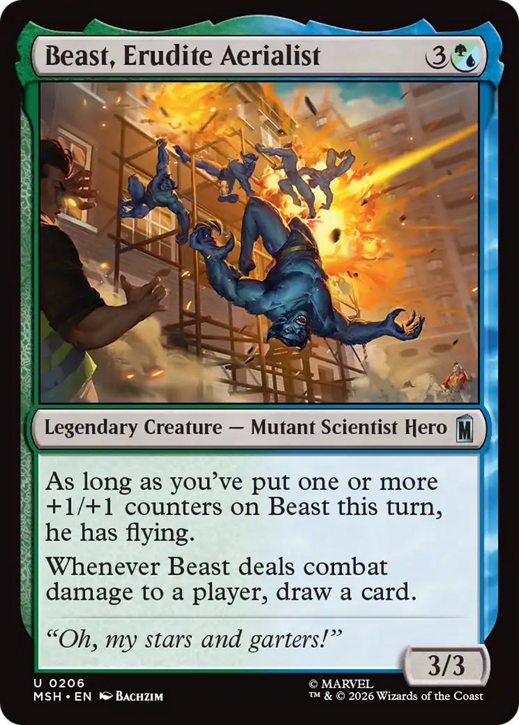 Beast, Erudite Aerialist [MSH-206]