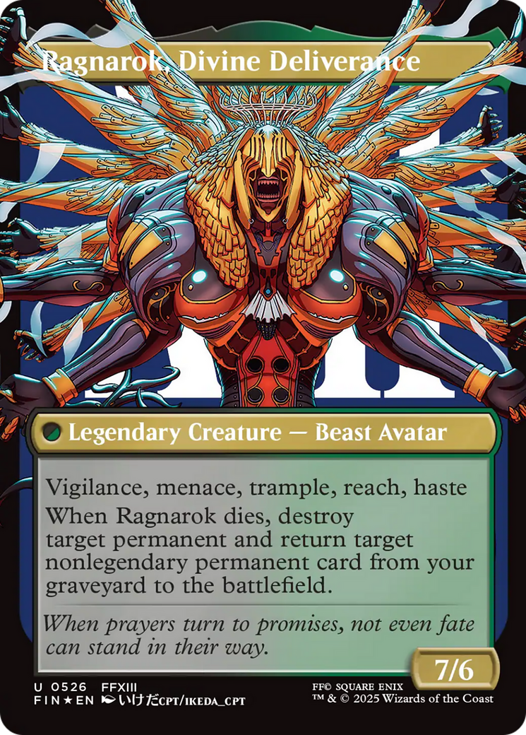 Ragnarok, Divine Deliverance - Borderless - Surge Foil - Full Art [FIN-526b]