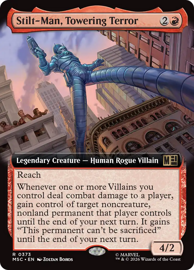 Stilt-Man, Towering Terror - Extended Art [MSC-373]