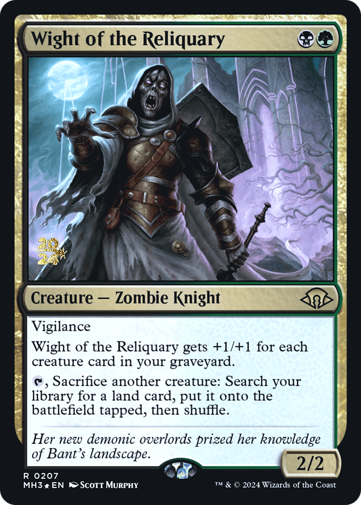 Wight of the Reliquary - Prerelease Promo [PMH3-207s]