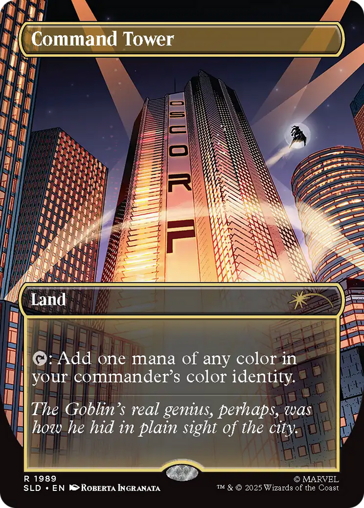 Command Tower - Borderless - Full Art [SLD-1989]