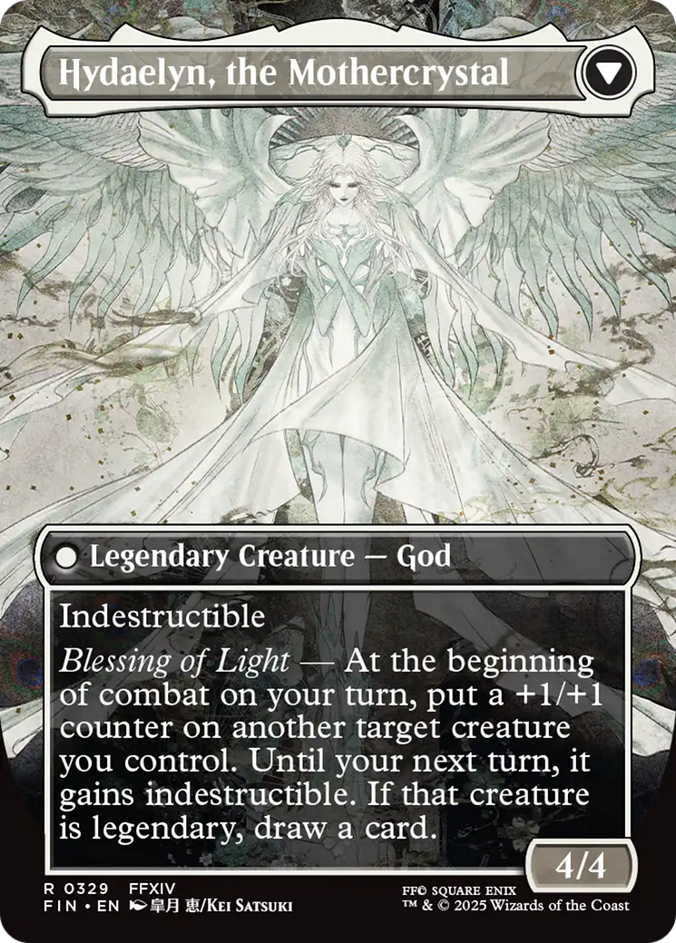 Venat, Heart of Hydaelyn // Hydaelyn, the Mothercrystal - Borderless - Full Art [FIN-329]