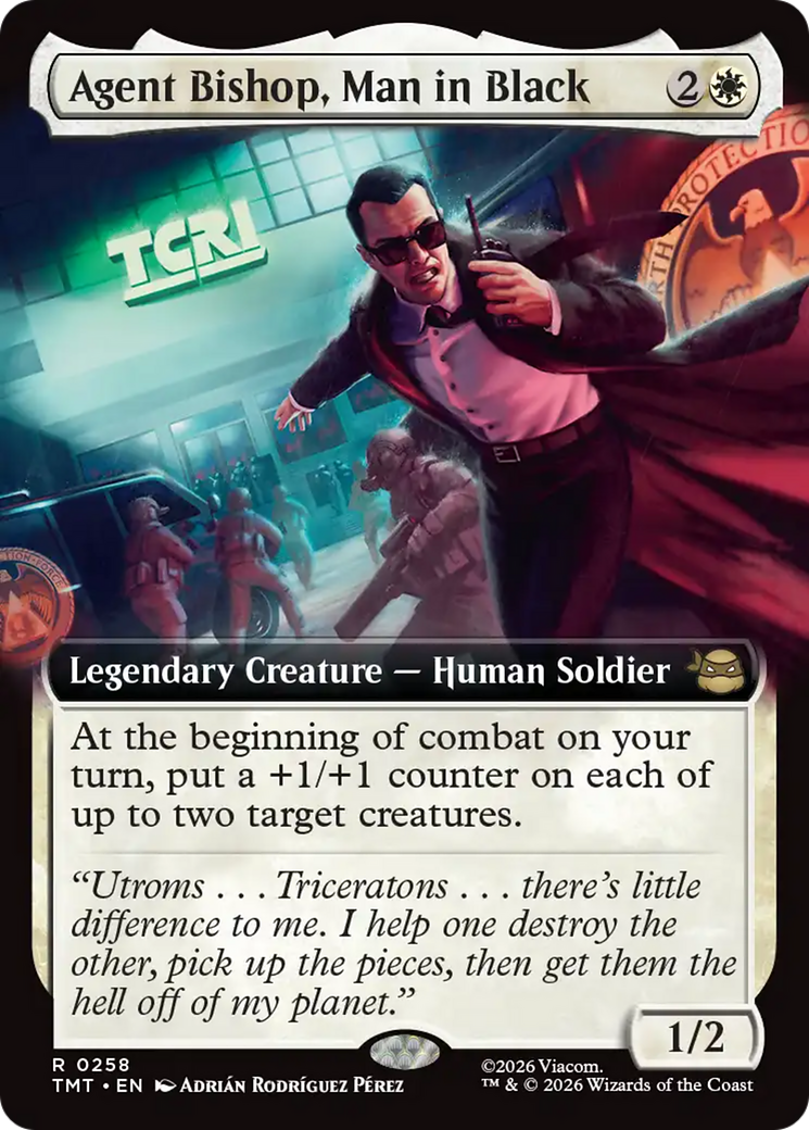 Agent Bishop, Man in Black - Extended Art [TMT-258]