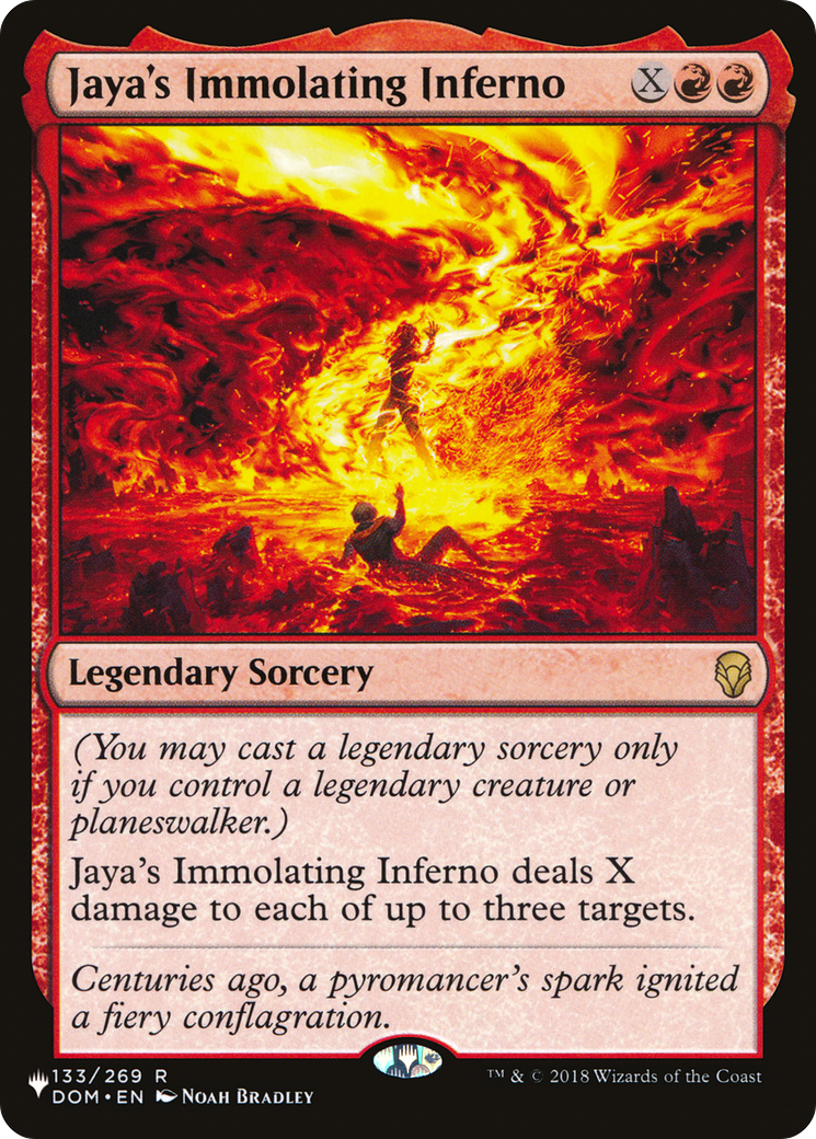 Jaya's Immolating Inferno [PLST-DOM-133]