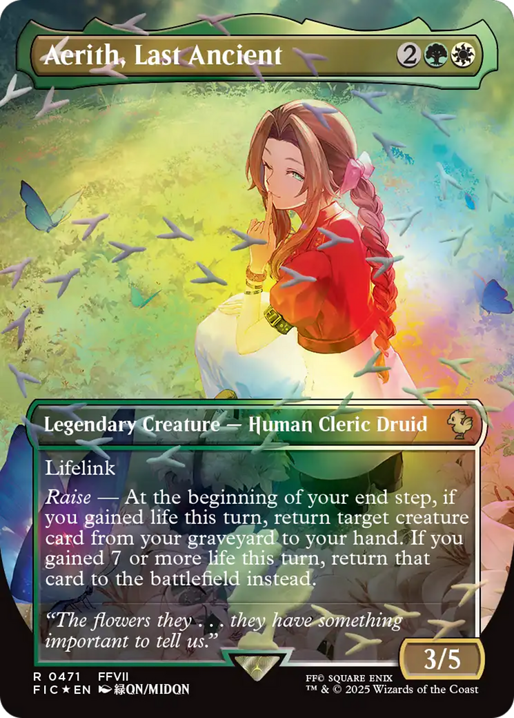 Aerith, Last Ancient - Borderless - Full Art [FIC-471]