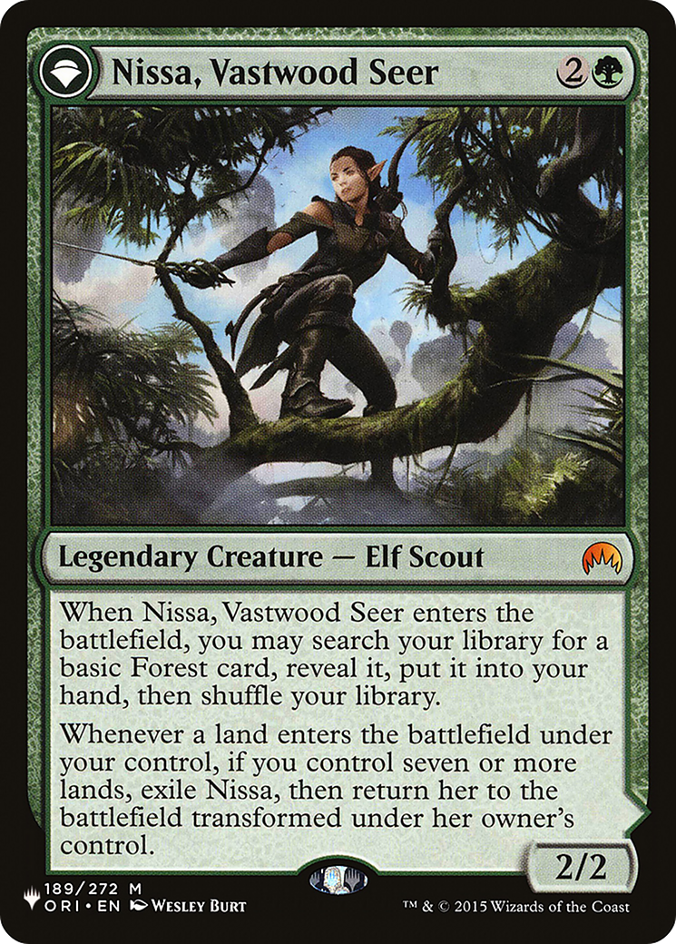Nissa, Vastwood Seer // Nissa, Sage Animist [PLST-ORI-189]