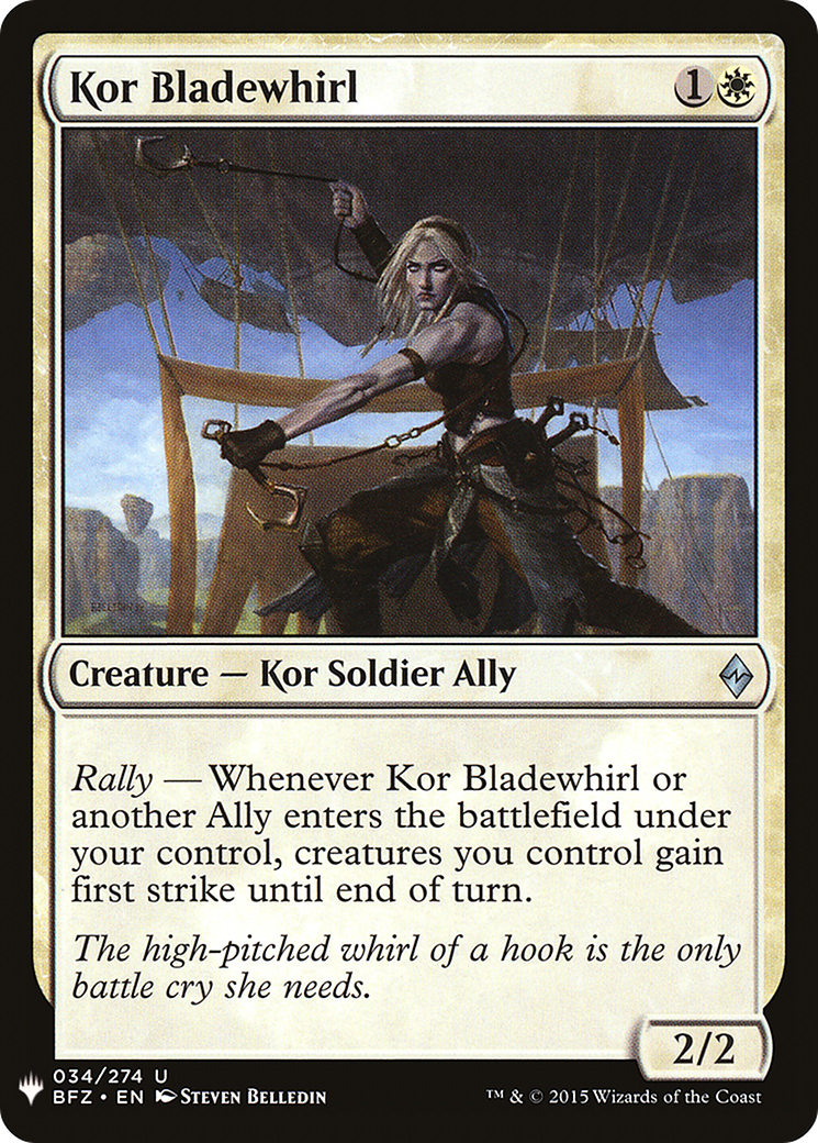 Kor Bladewhirl [PLST-BFZ-34]