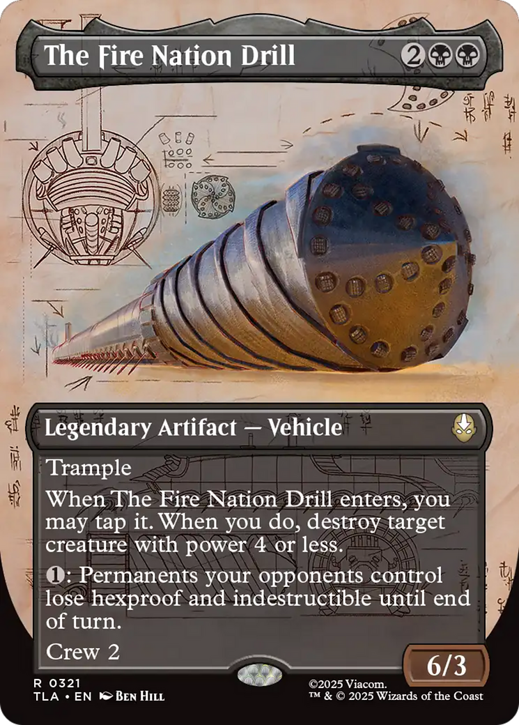 The Fire Nation Drill - Borderless - Full Art [TLA-321]