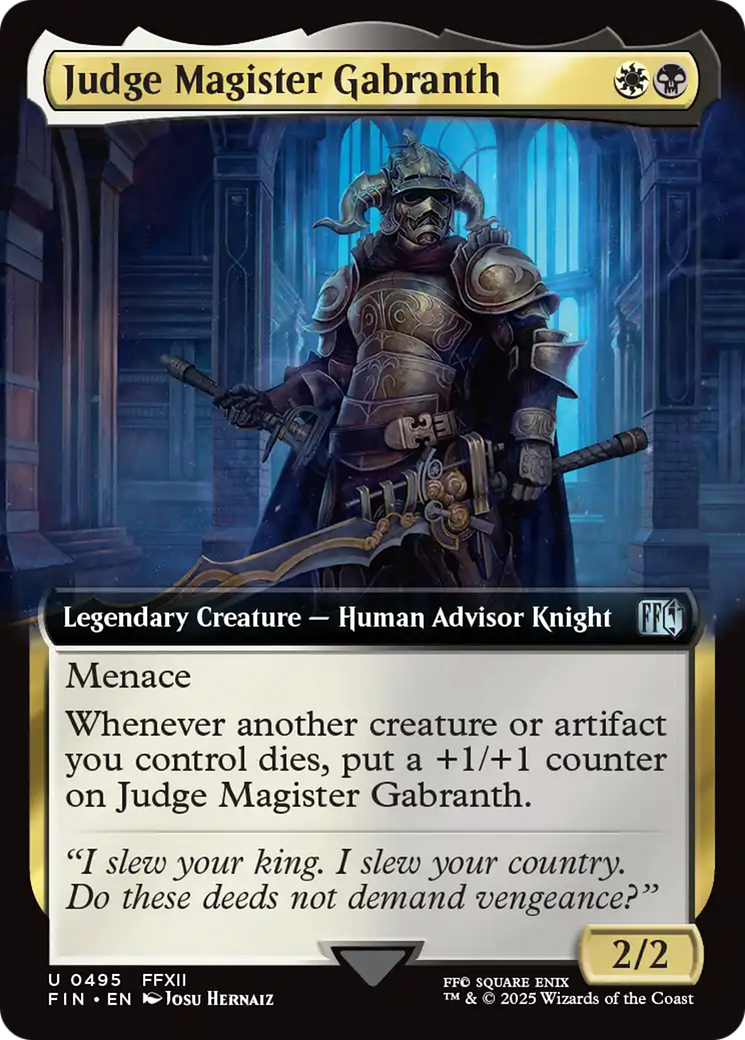 Judge Magister Gabranth - Extended Art [FIN-495]
