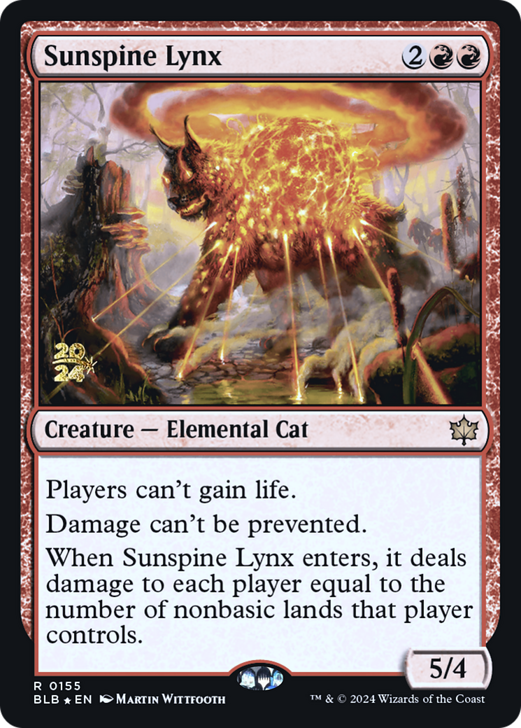 Sunspine Lynx - Prerelease Promo [PBLB-155s]