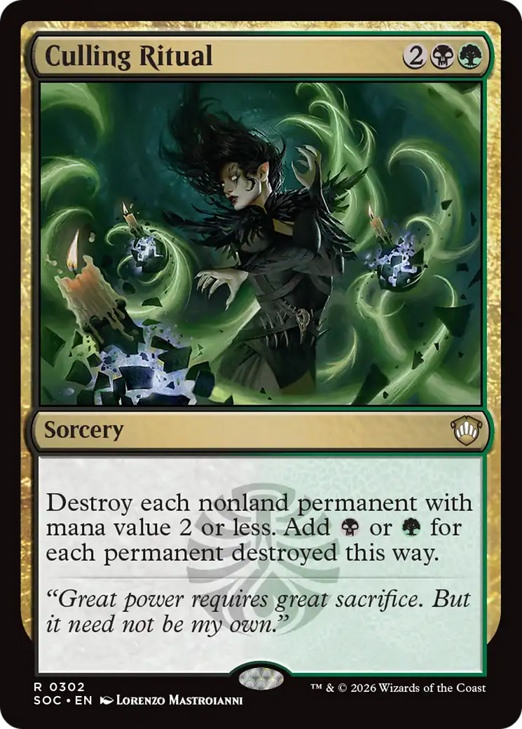 Culling Ritual [SOC-302]