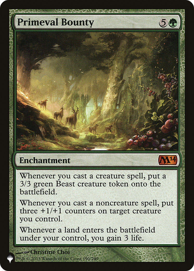 Primeval Bounty [PLST-M14-190]