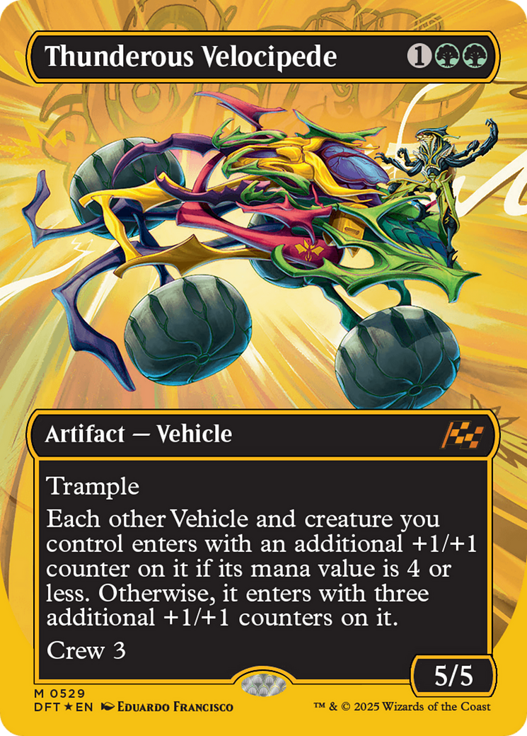 Thunderous Velocipede - Borderless - First Place Foil [DFT-529]