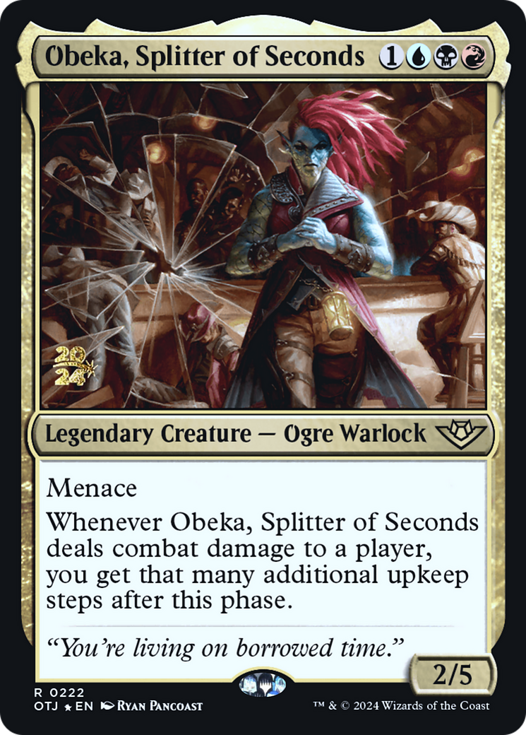 Obeka, Splitter of Seconds - Prerelease Promo [POTJ-222s]