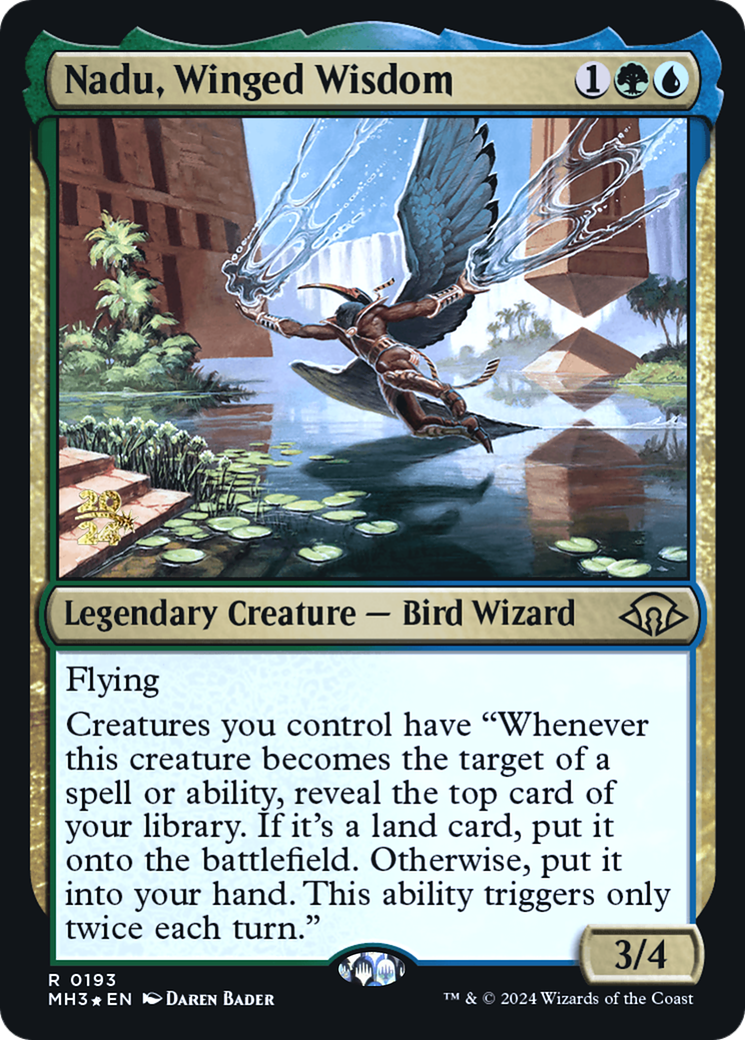Nadu, Winged Wisdom - Prerelease Promo [PMH3-193s]