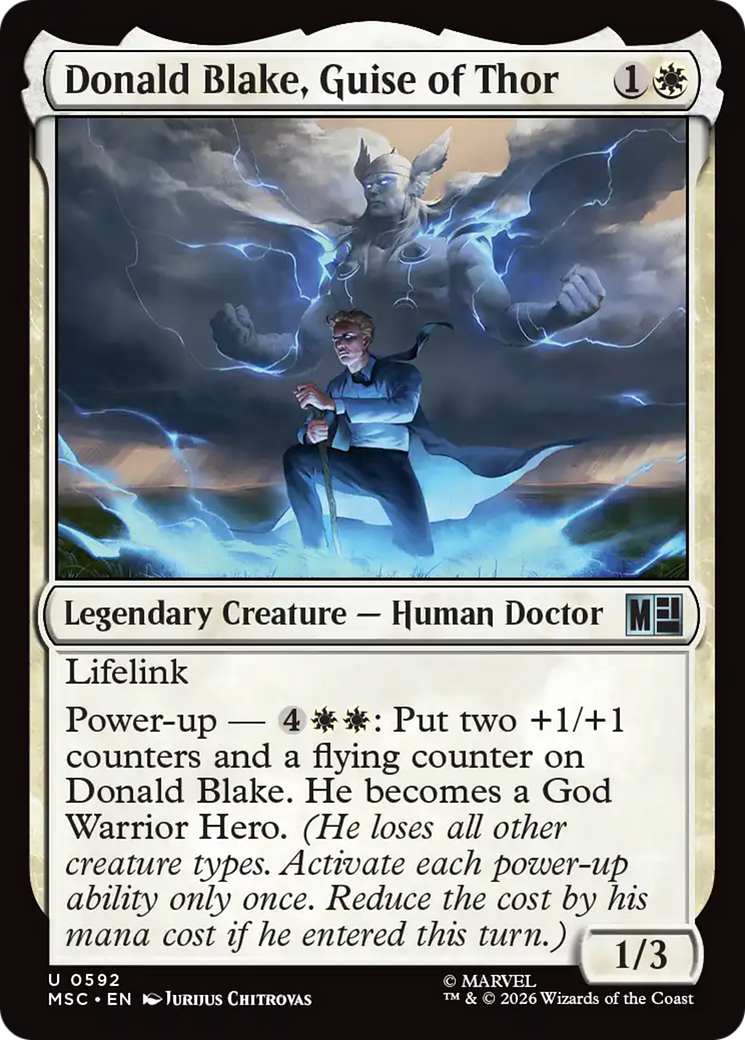Donald Blake, Guise of Thor [MSC-592]
