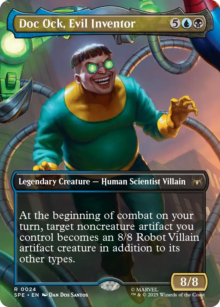 Doc Ock, Evil Inventor - Borderless - Full Art [SPE-24]