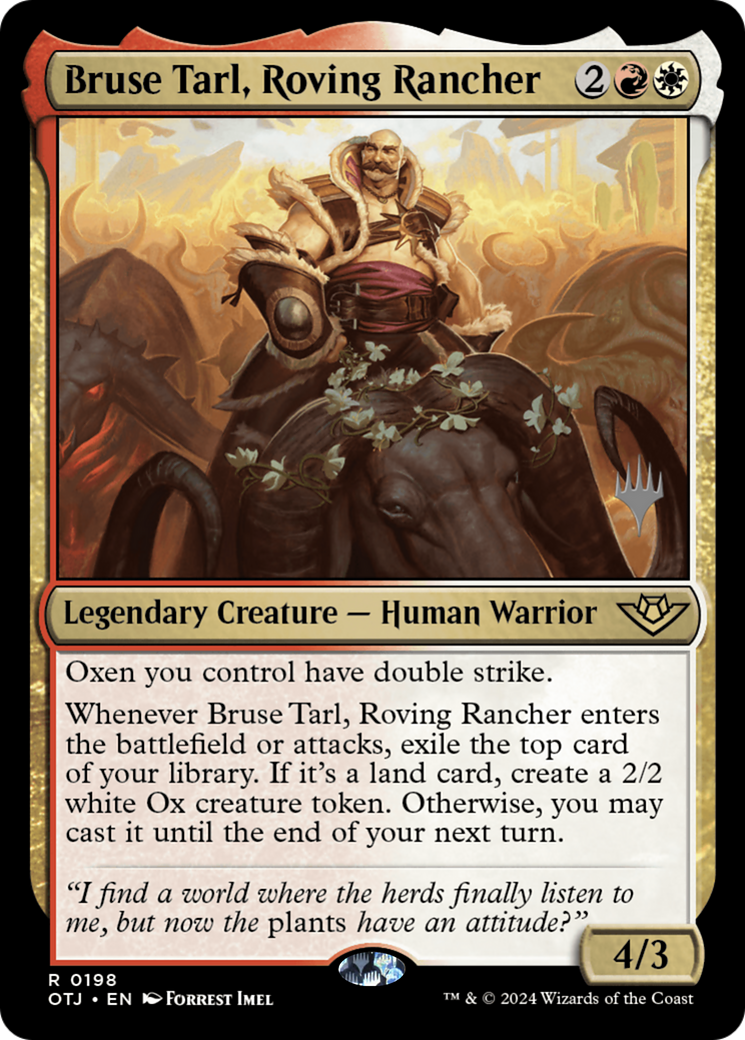 Bruse Tarl, Roving Rancher - Promo Pack [POTJ-198p]