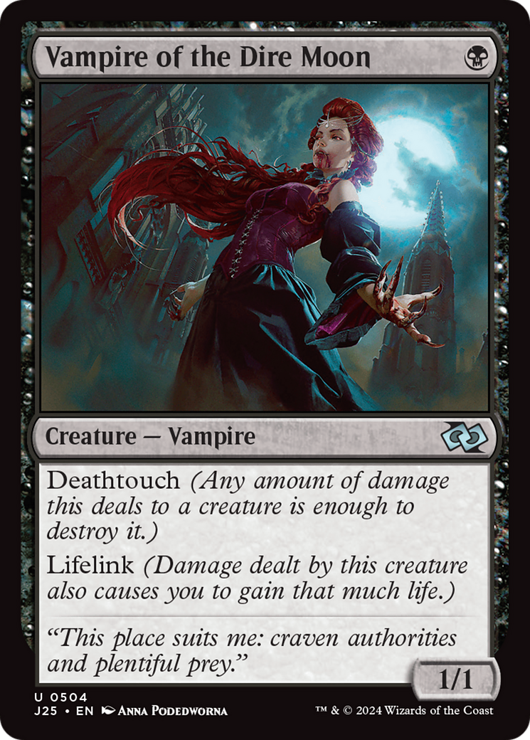 Vampire of the Dire Moon [J25-504]