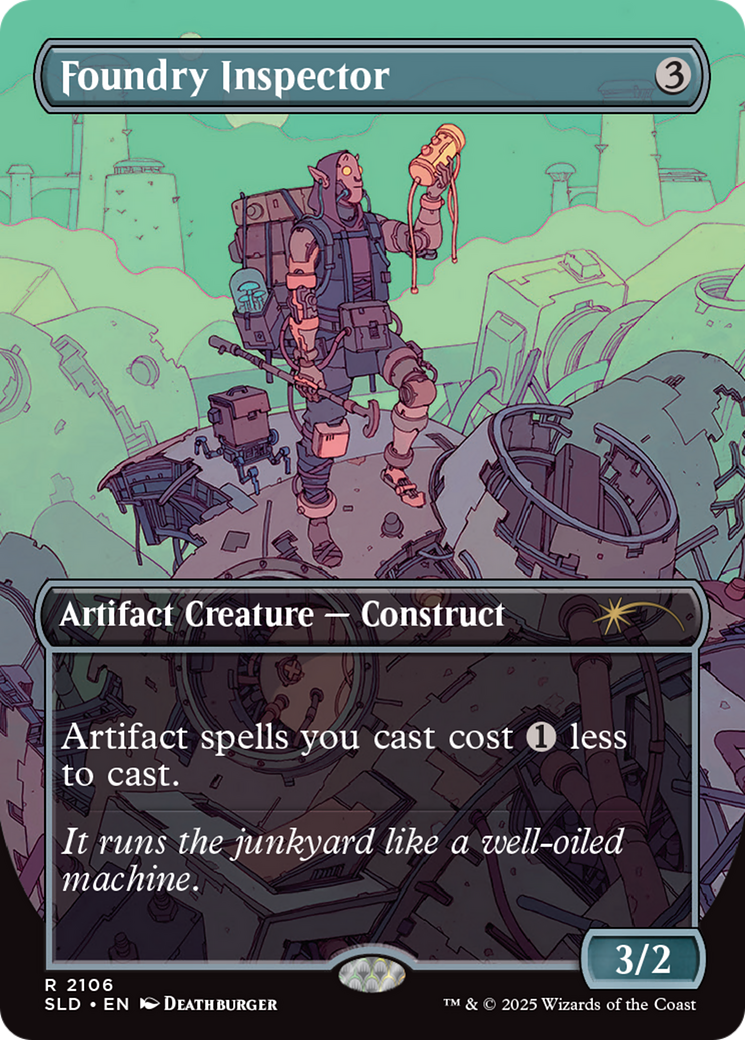 Foundry Inspector - Borderless - Galaxy Foil - Full Art [SLD-2106]