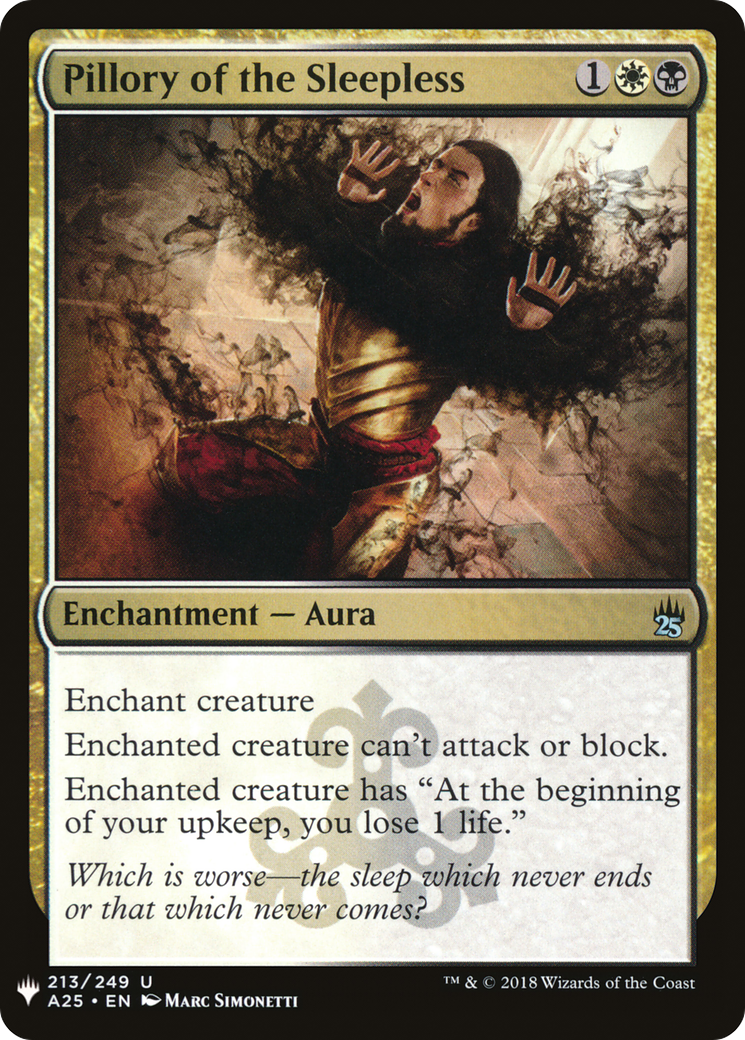 Pillory of the Sleepless [PLST-A25-213]