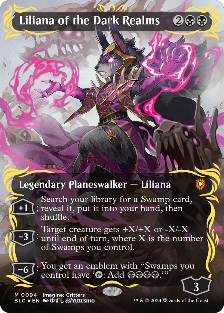 Liliana of the Dark Realms - Borderless [BLC-94]