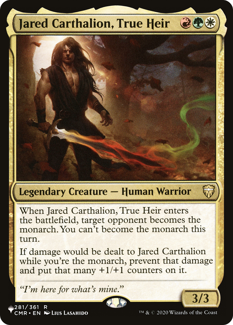 Jared Carthalion, True Heir [PLST-CMR-281]