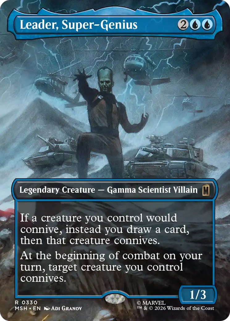Leader, Super-Genius - Borderless [MSH-330]