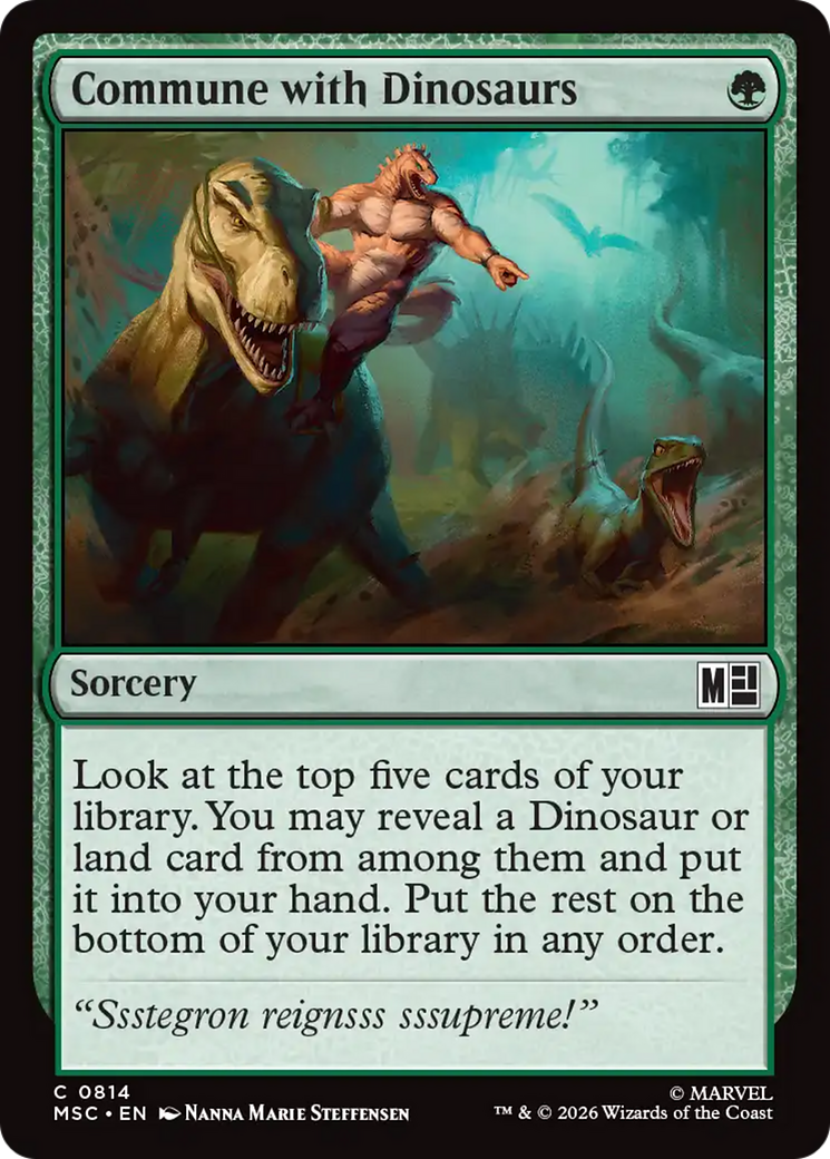 Commune with Dinosaurs [MSC-814]