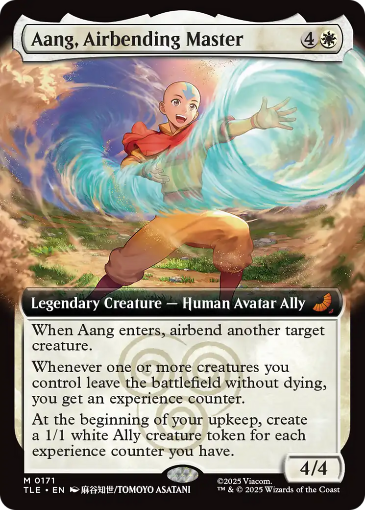 Aang, Airbending Master - Extended Art [TLE-171]