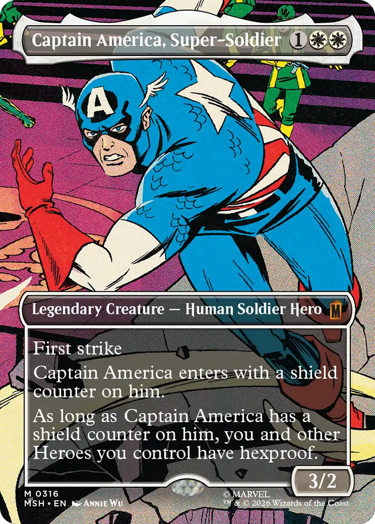 Captain America, Super-Soldier - Borderless [MSH-316]