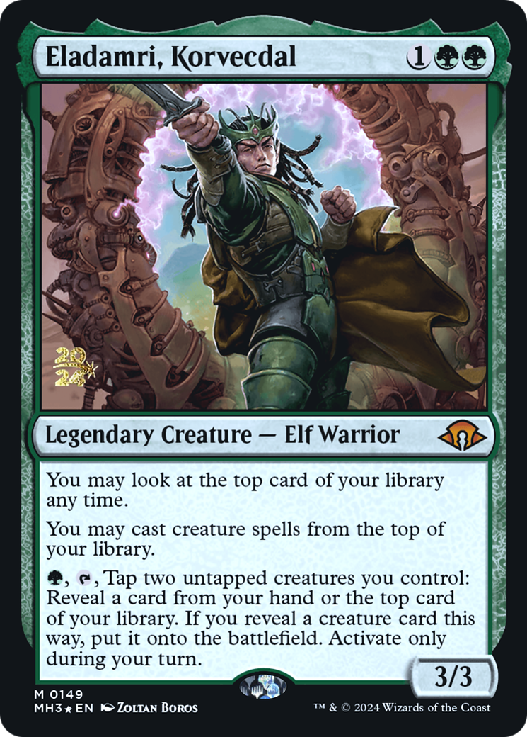 Eladamri, Korvecdal - Prerelease Promo [PMH3-149s]