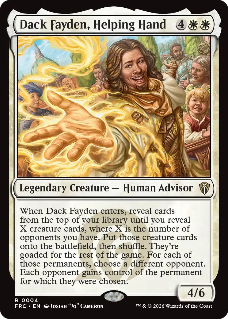 Dack Fayden, Helping Hand [FRC-4]