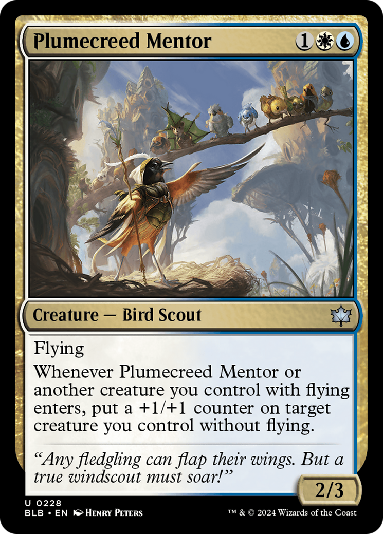 Plumecreed Mentor [BLB-228]