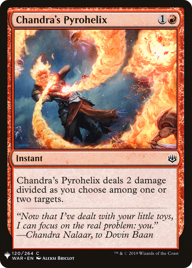Chandra's Pyrohelix [PLST-WAR-120]