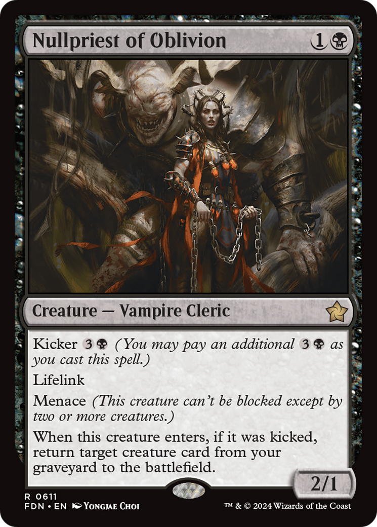 Nullpriest of Oblivion [FDN-611]