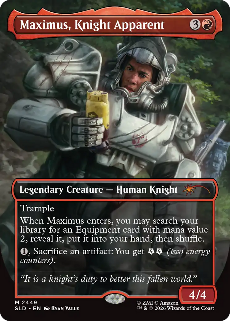 Maximus, Knight Apparent - Borderless - Full Art [SLD-2449]
