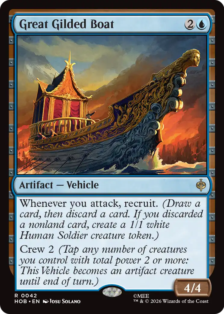 Great Gilded Boat [HOB-42]