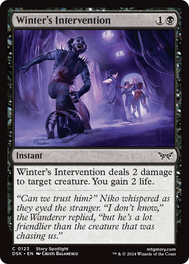 Winter's Intervention [DSK-123]