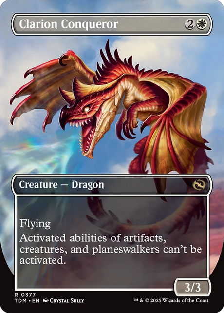 Clarion Conqueror // Clarion Conqueror - Borderless - Full Art [TDM-377]