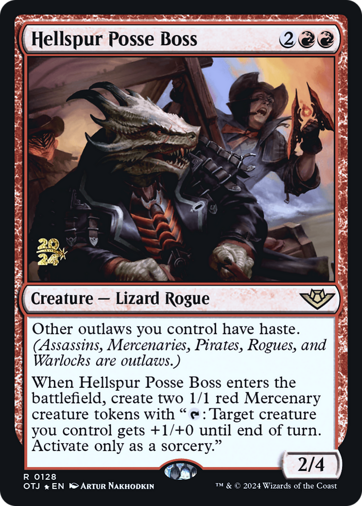 Hellspur Posse Boss - Prerelease Promo [POTJ-128s]