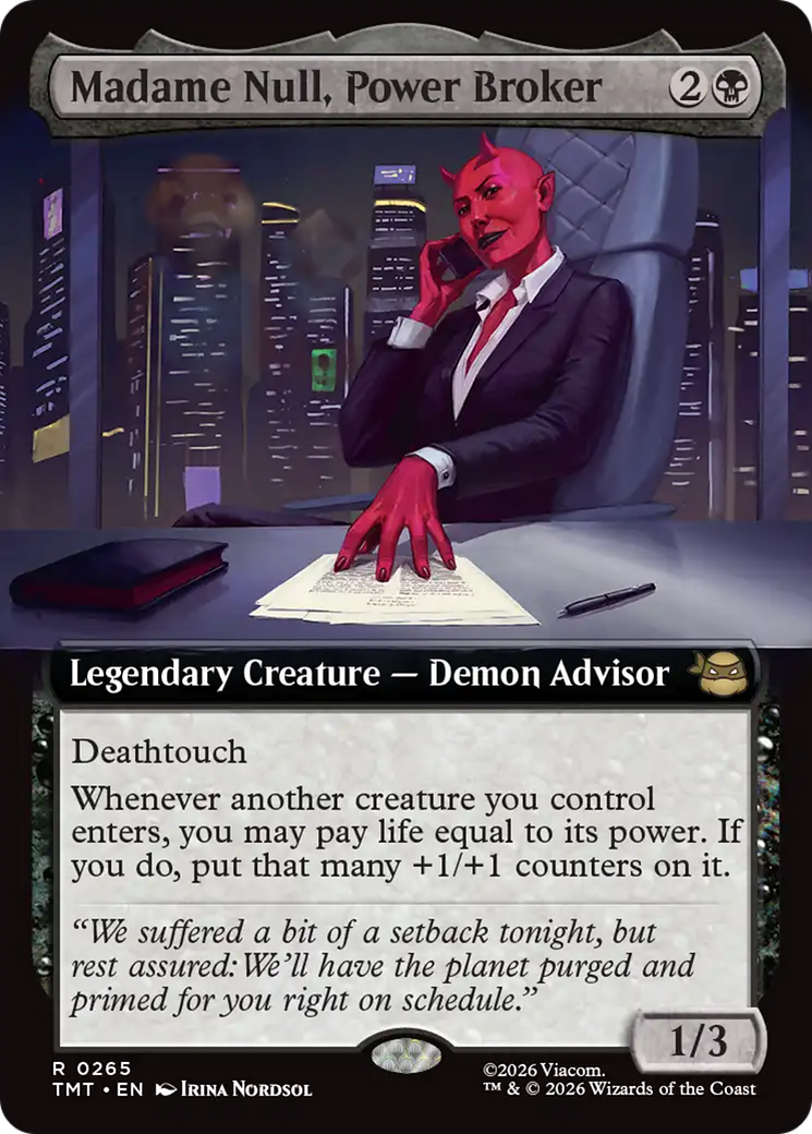 Madame Null, Power Broker - Extended Art [TMT-265]