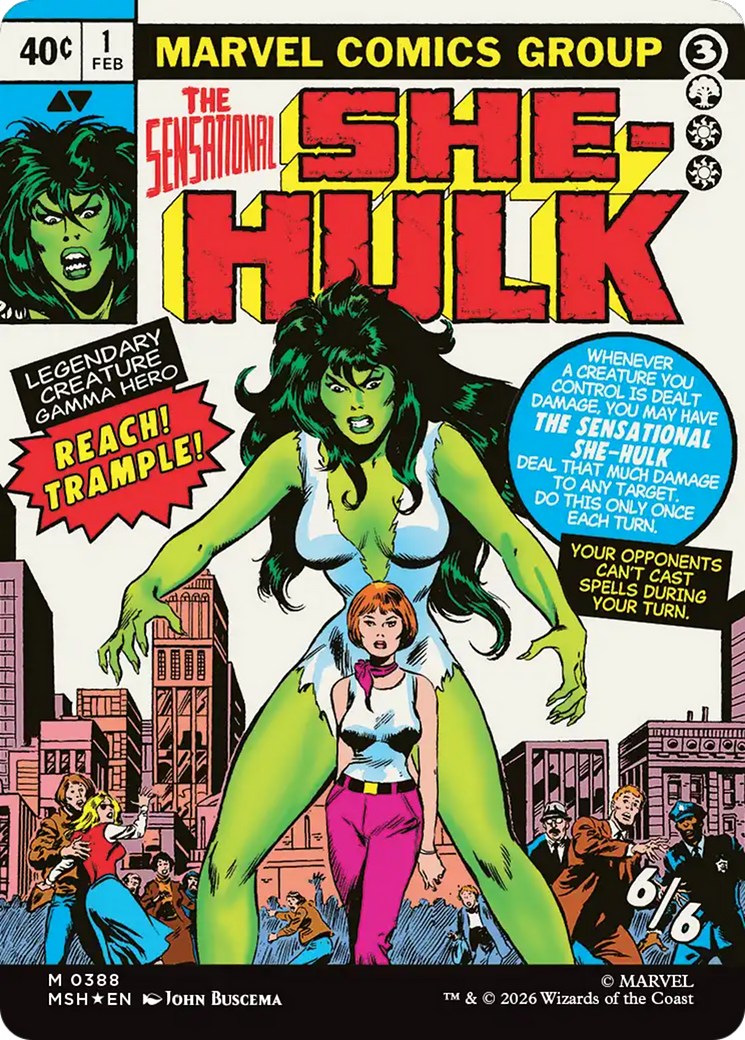 Jennifer Walters // The Sensational She-Hulk - Borderless [MSH-388]