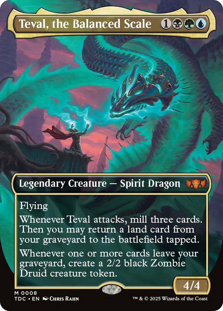 Teval, the Balanced Scale - Borderless - Full Art [TDC-8]