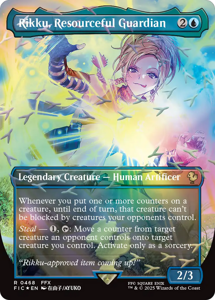 Rikku, Resourceful Guardian - Borderless - Full Art [FIC-468]
